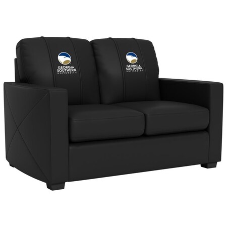 Dreamseat Silver Loveseat with Georgia Southern University Logo XZ7759003LSCDBK-PSCOL13635